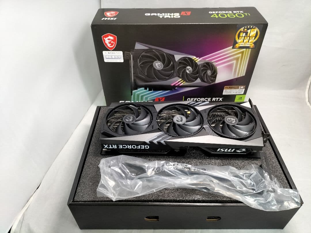 グラフィックボード・グラボ・ビデオカード MSI GAMING TRIO RTX4060TI