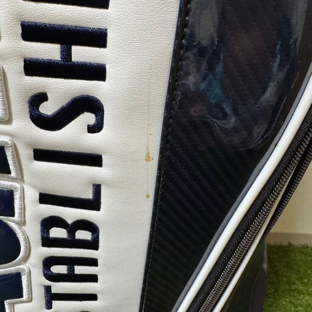 良品 Admiral アドミラル キャディバッグ 9型 トリコロール