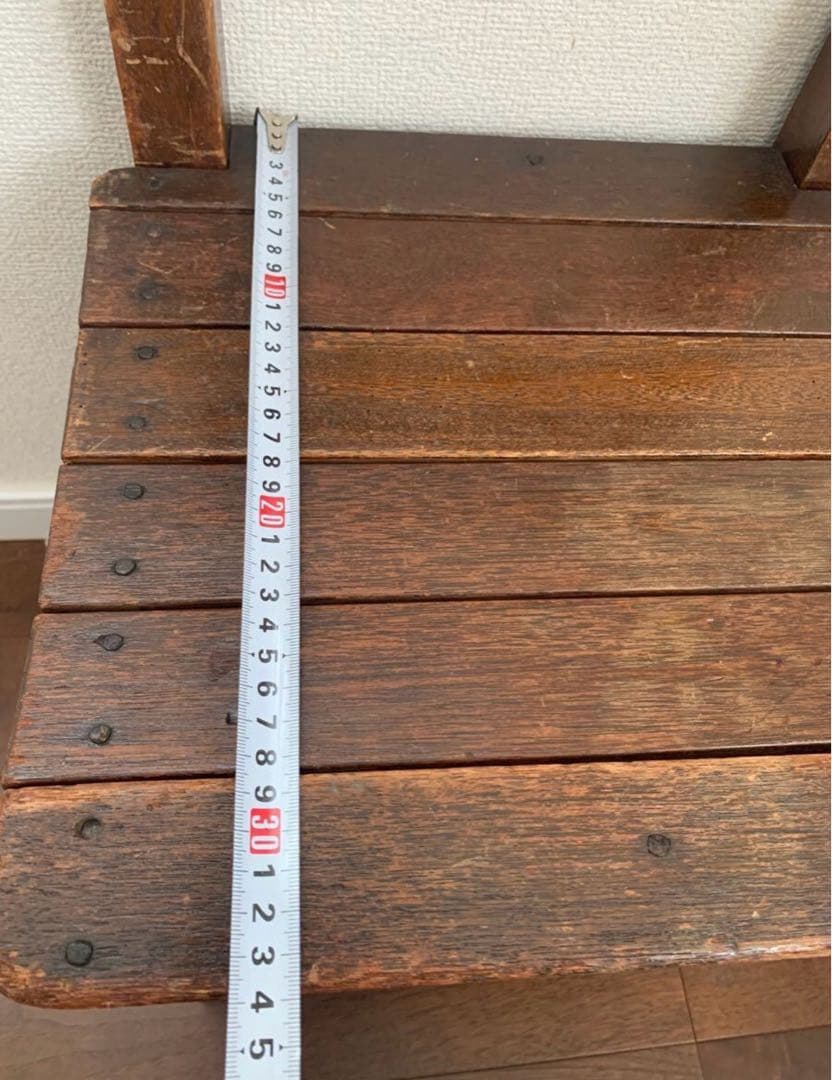 古家具古道具 家具 チェア スツール　木製　スクール椅子