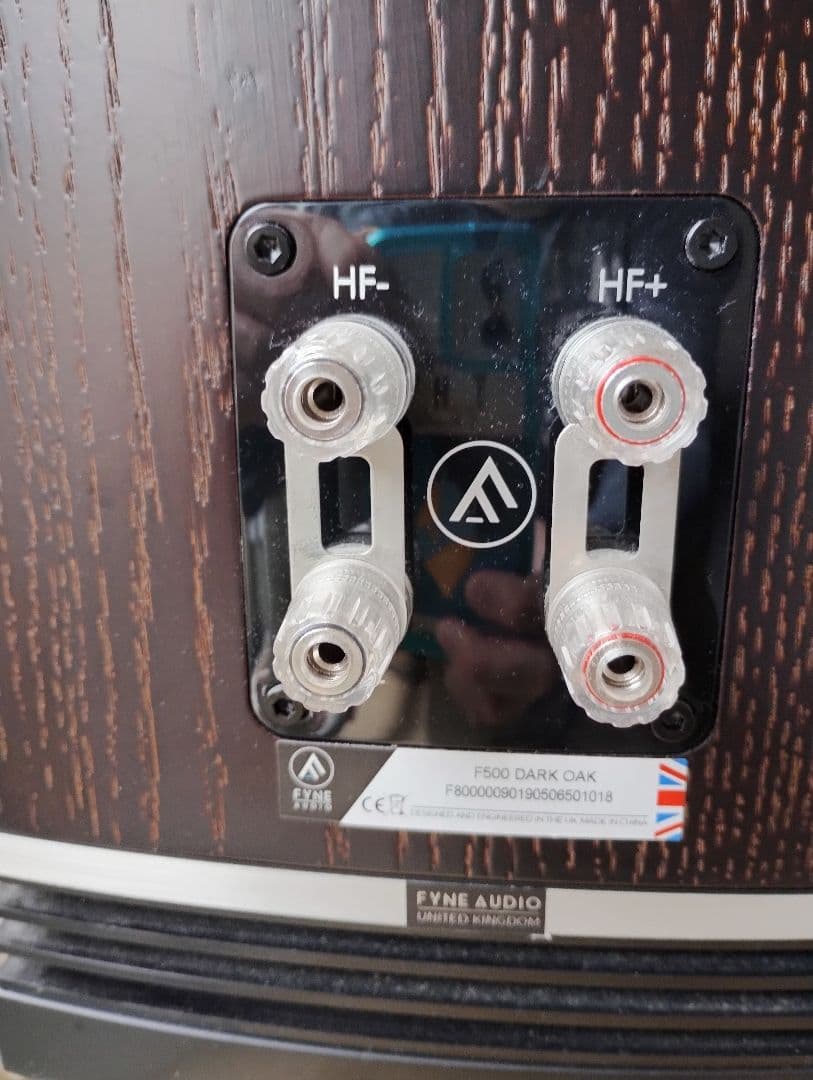 ファインオーディオ　Fyne Audio f500 ダークオーク　スピーカー