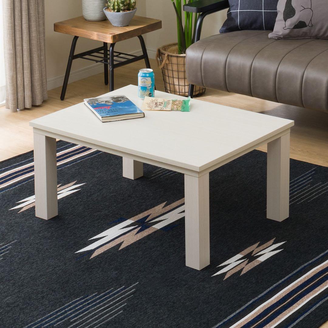 つ*さ様 ニトリ／リビングこたつ(ステインG 8060WW) 白 ローデスク