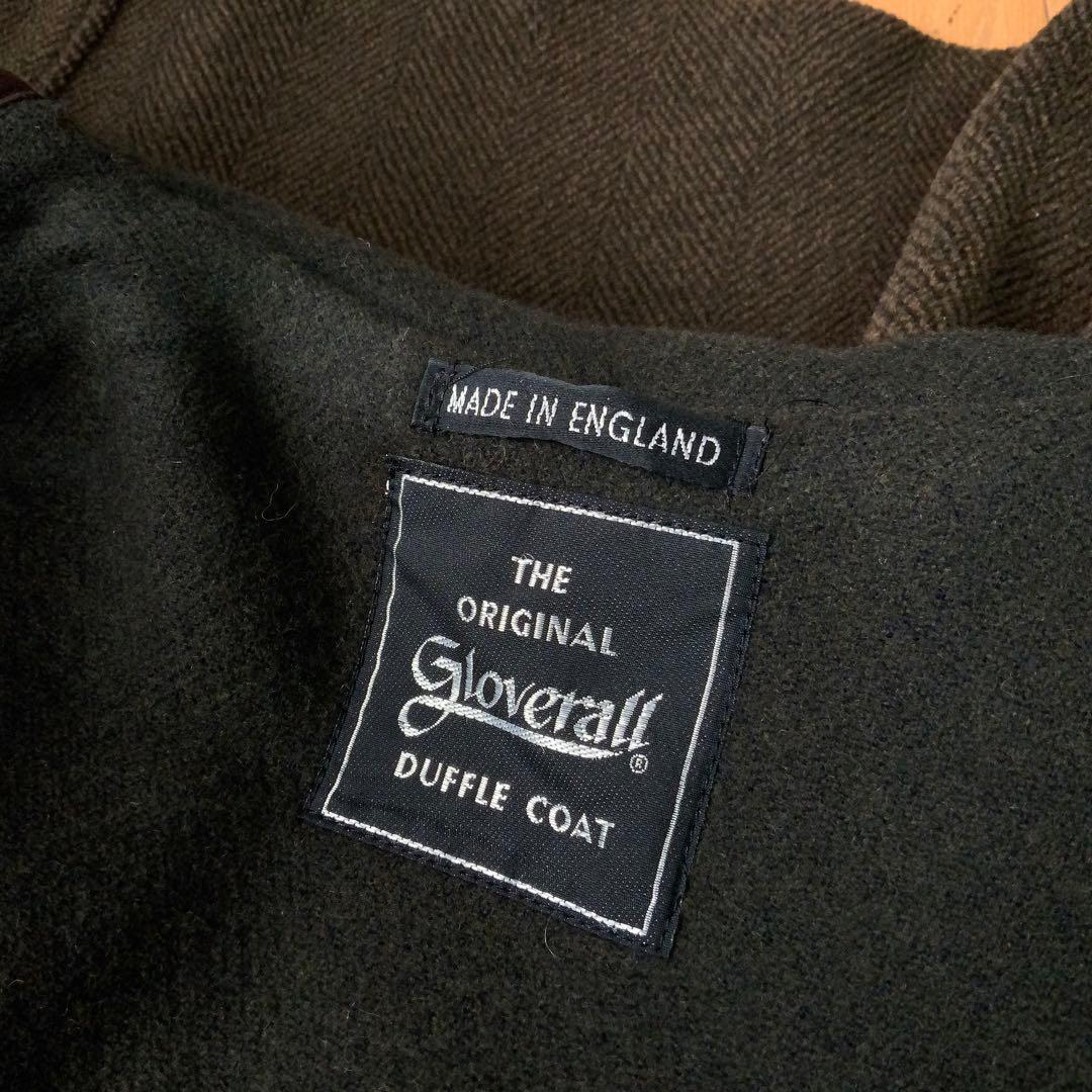 GLOVERALL グローバーオール ヘリンボーンダッフルコート 40 英国製