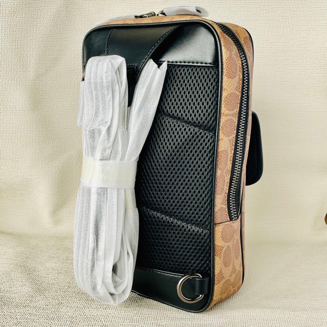 【新品未使用】#タグ無.COACH.ベックパック.シグネチャー.CM378