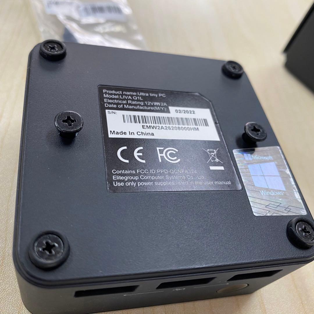 ミニパソコン LIVAQ1L Windows10Pro