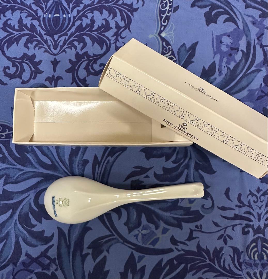 ロイヤルコペンハーゲン　ブルーパルメッテ　スプーン（レンゲ）3本