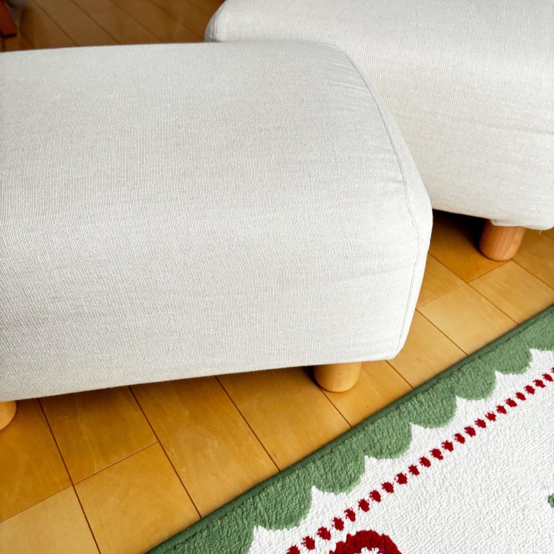 ＊無印良品 ソファ本体・オットマン / ブナ材の脚/カバー装着済みと別売りカバー