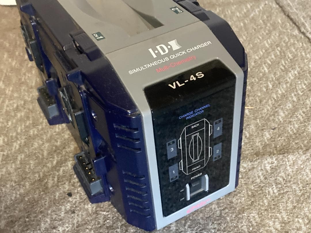 IDX VL-4S Vマウント 4連 バッテリーチャージャー 4連同時急速充電器