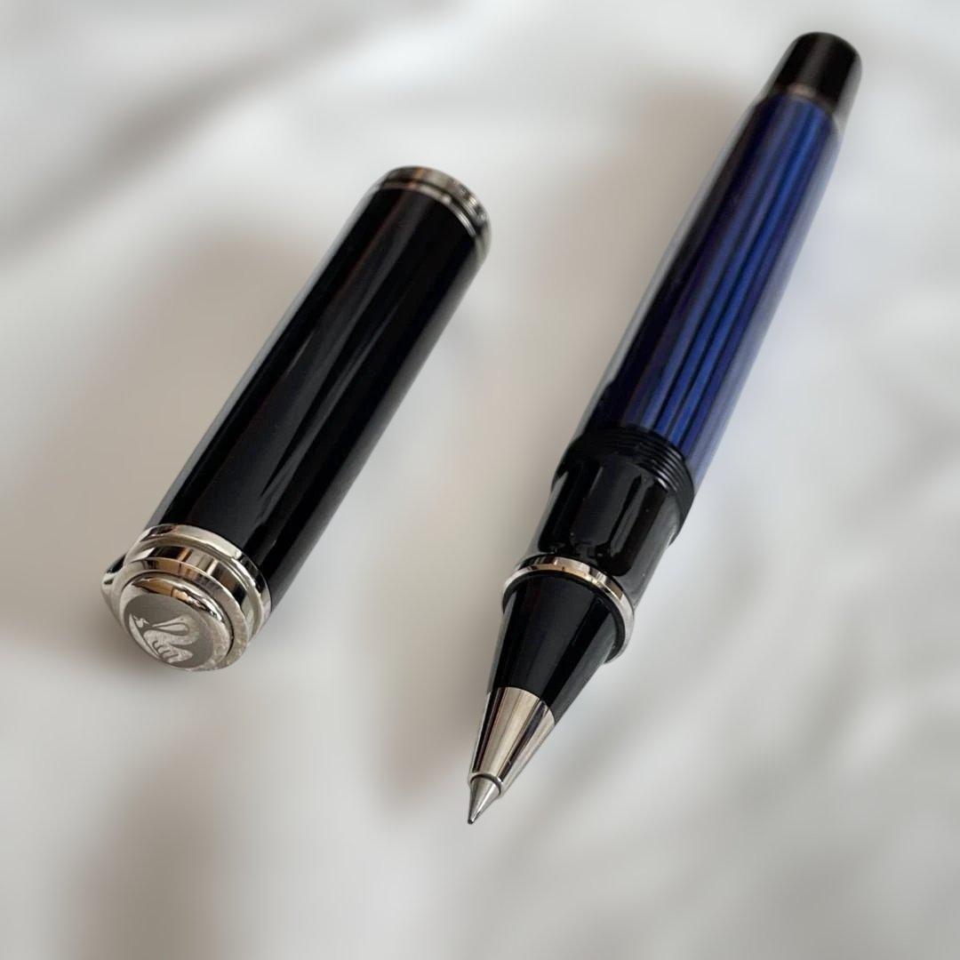 Pelikan/ペリカン ローラーボール スーベレーン R805 青縞