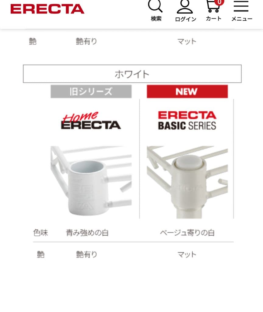 ☆セット購入①エレクターワイヤーシェルフ4枚☆廃盤白☆1900×900×600