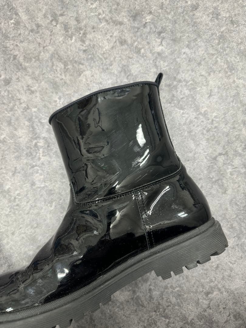 P*୧様 MONCLER ブラック ラバーシューズ