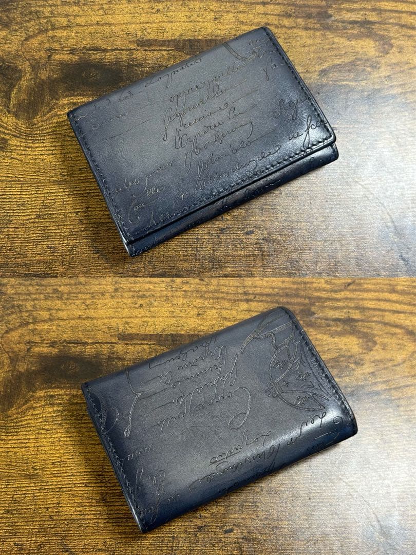 9.9万円　美品　Berluti インヴィア フラップ カードホルダー　名刺入れ