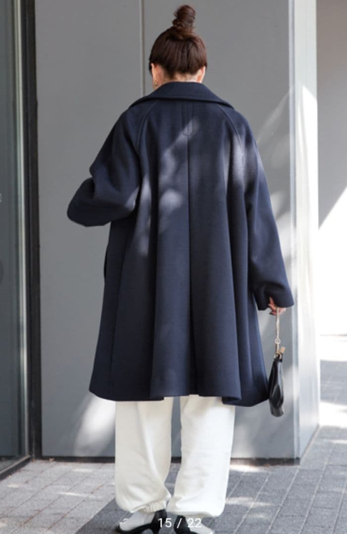 B.C STOCK Simplicite Wビーバーテントライントレンチコート