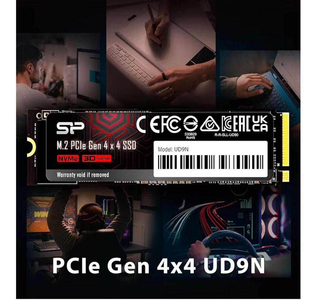 SP M.2 PCIe Gen4 x4 SSD シリコンパワー 1TB UD9N