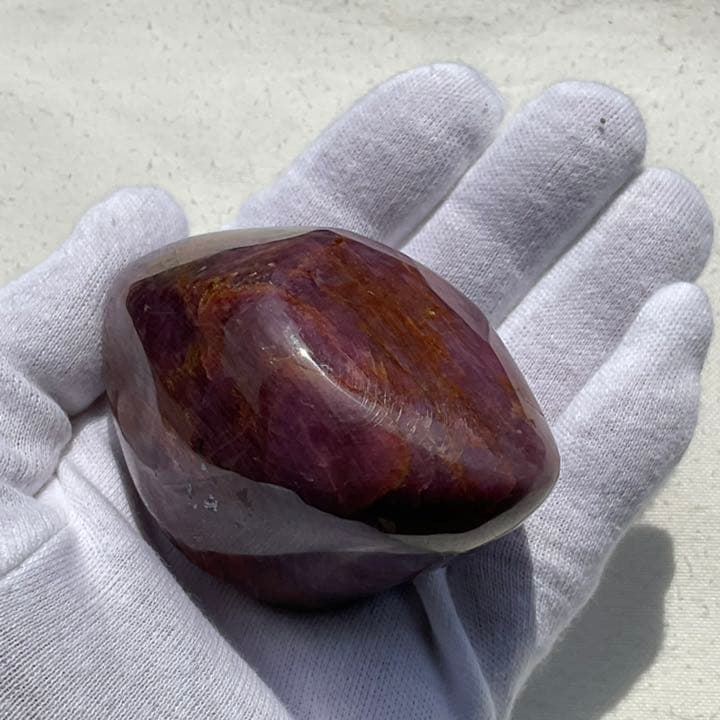 ルビー　原石磨き　タンブル【特大】