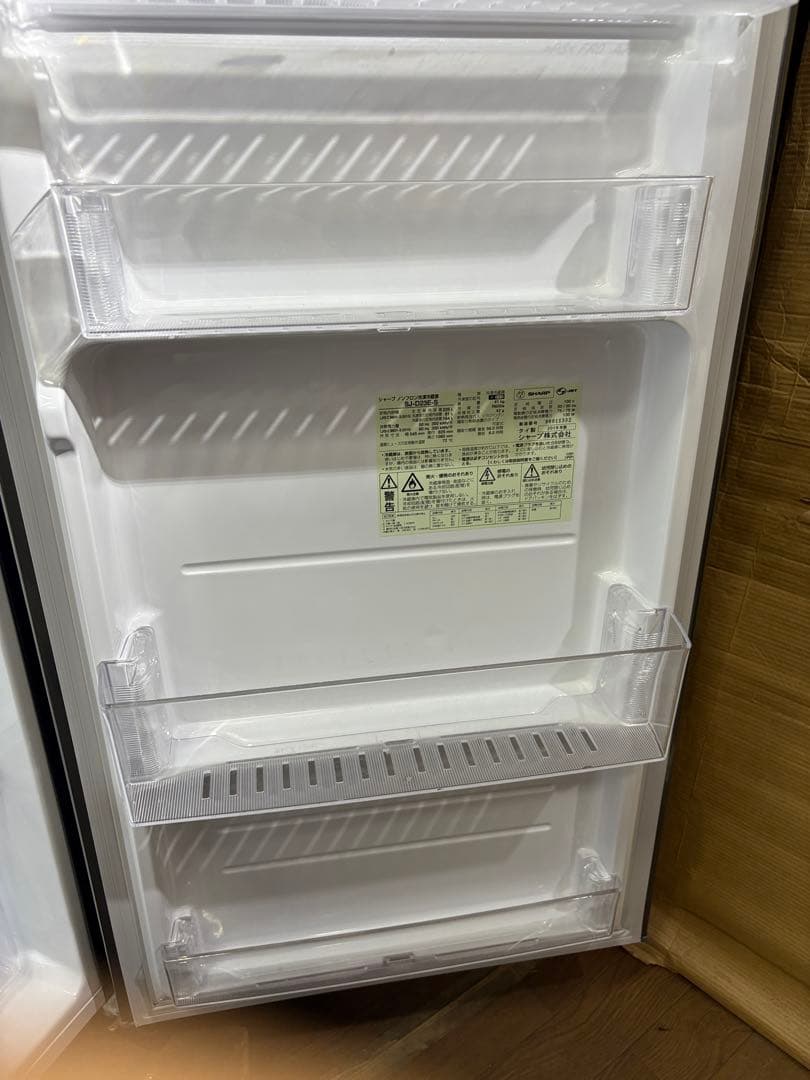 SHARP　２ドア冷蔵庫　2019年モデル　225ℓ　SJ-D23E-S