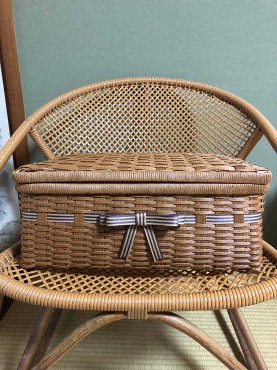 ぽぽくま様　オーダーカゴ完成品