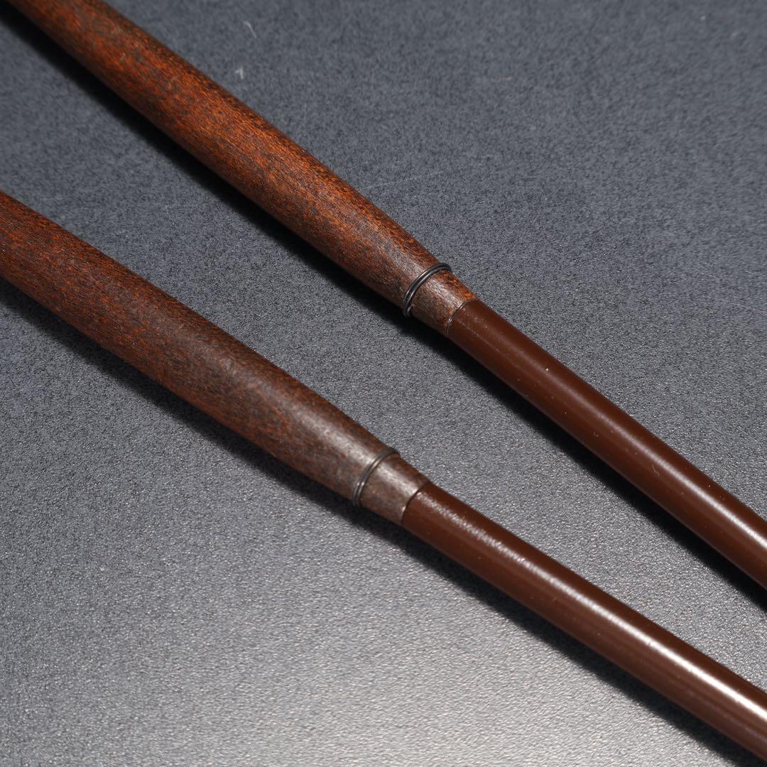 【茶道具】炉用火箸　清五郎　共布・共箱　美品　R1628K2