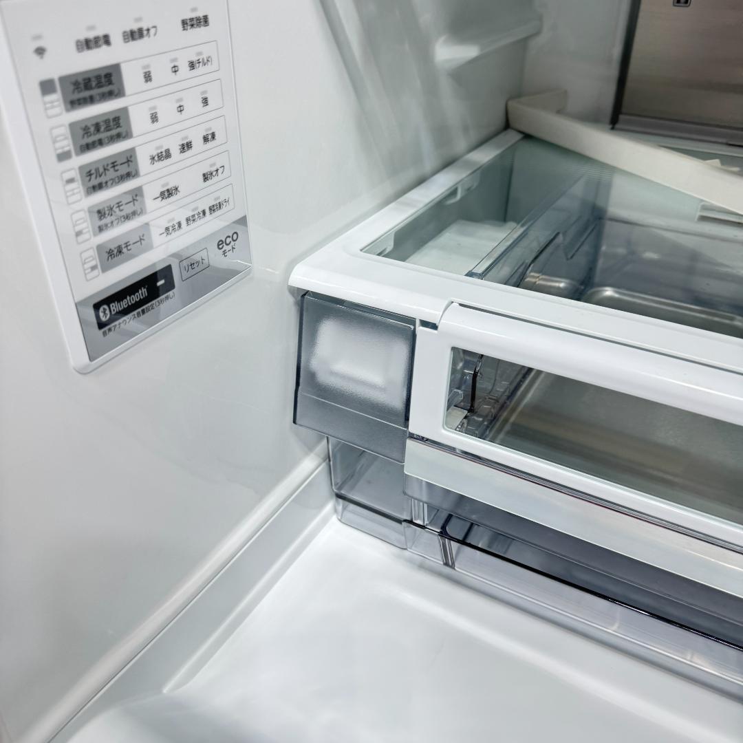 東京23区送料無料　美品東芝6ドア冷蔵庫2022年製507L　洗浄/除菌済み
