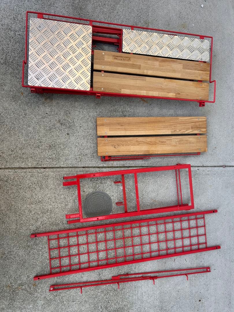 NATURE TONES キッチンカウンター 折りたたみ式オプションフルセット