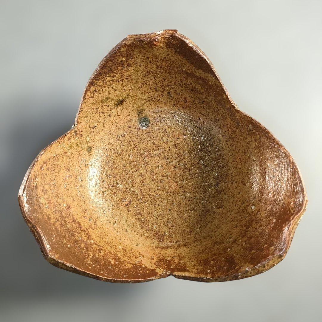 A1348-9/楽山窯/長岡住右衛門/割山椒向付5客/銘々皿/飾鉢/懐石道具/