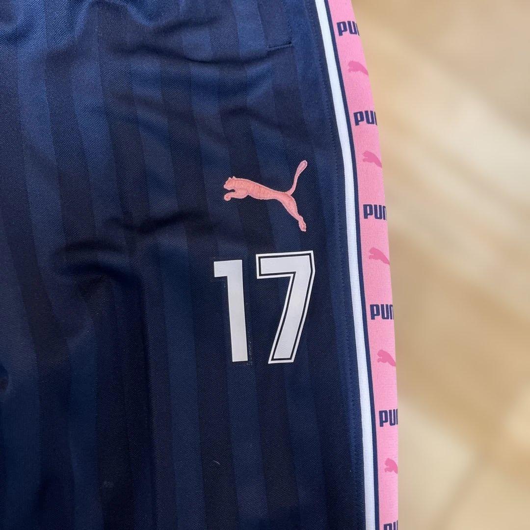 【美品】希少 PUMAプーマ　ネイビー　ピンク　プージャ　y2k