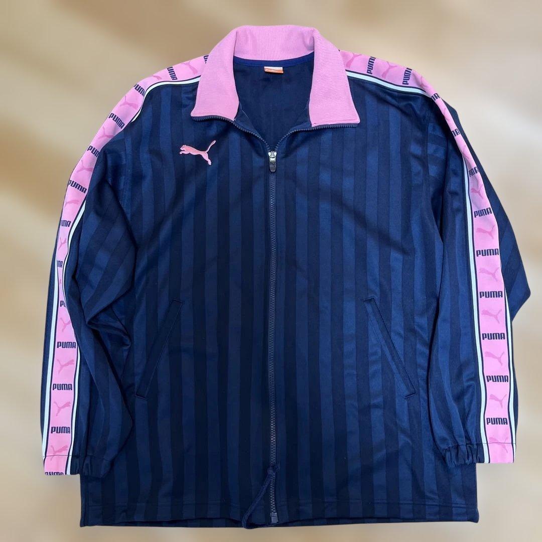 【美品】希少 PUMAプーマ　ネイビー　ピンク　プージャ　y2k