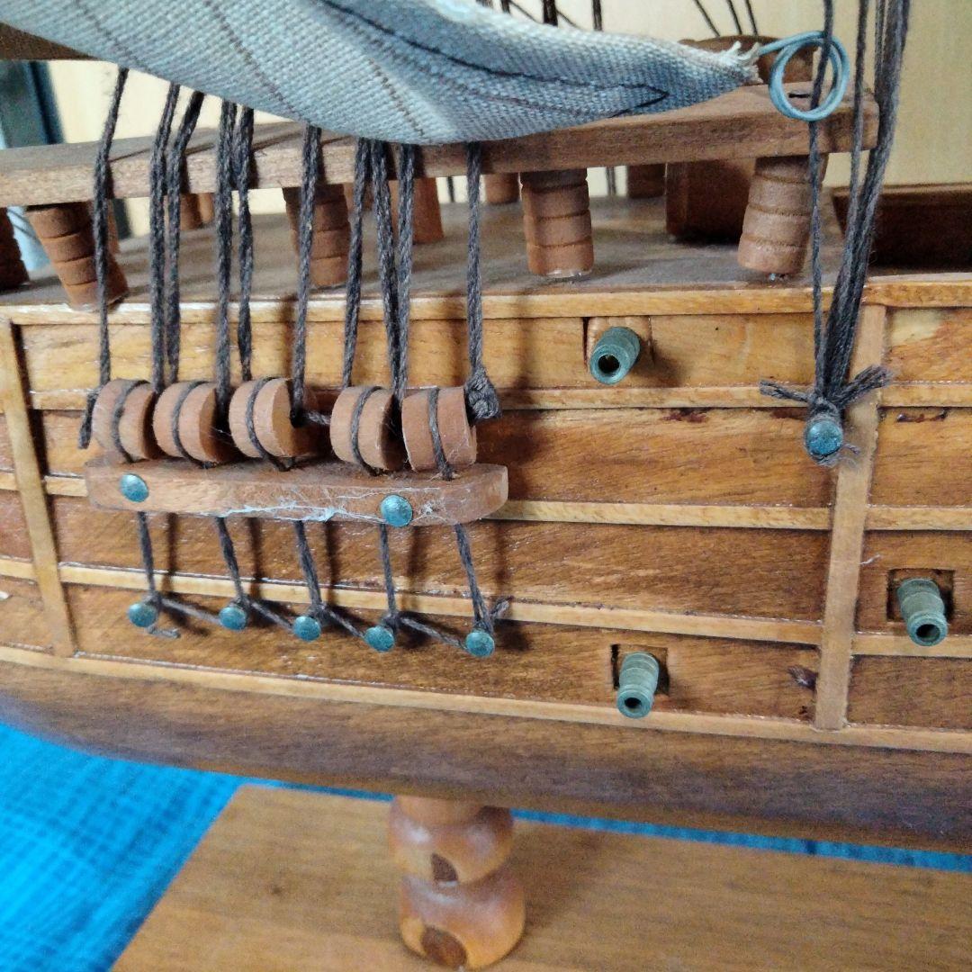アンティーク　大型　帆船　模型　スパニッシュガレオン