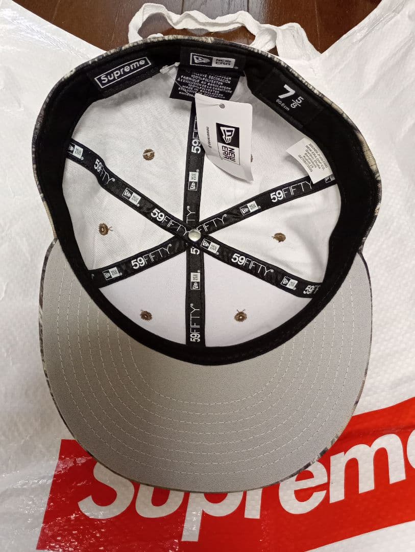 Supreme 迷彩柄 ベースボールキャップ 7 1/4