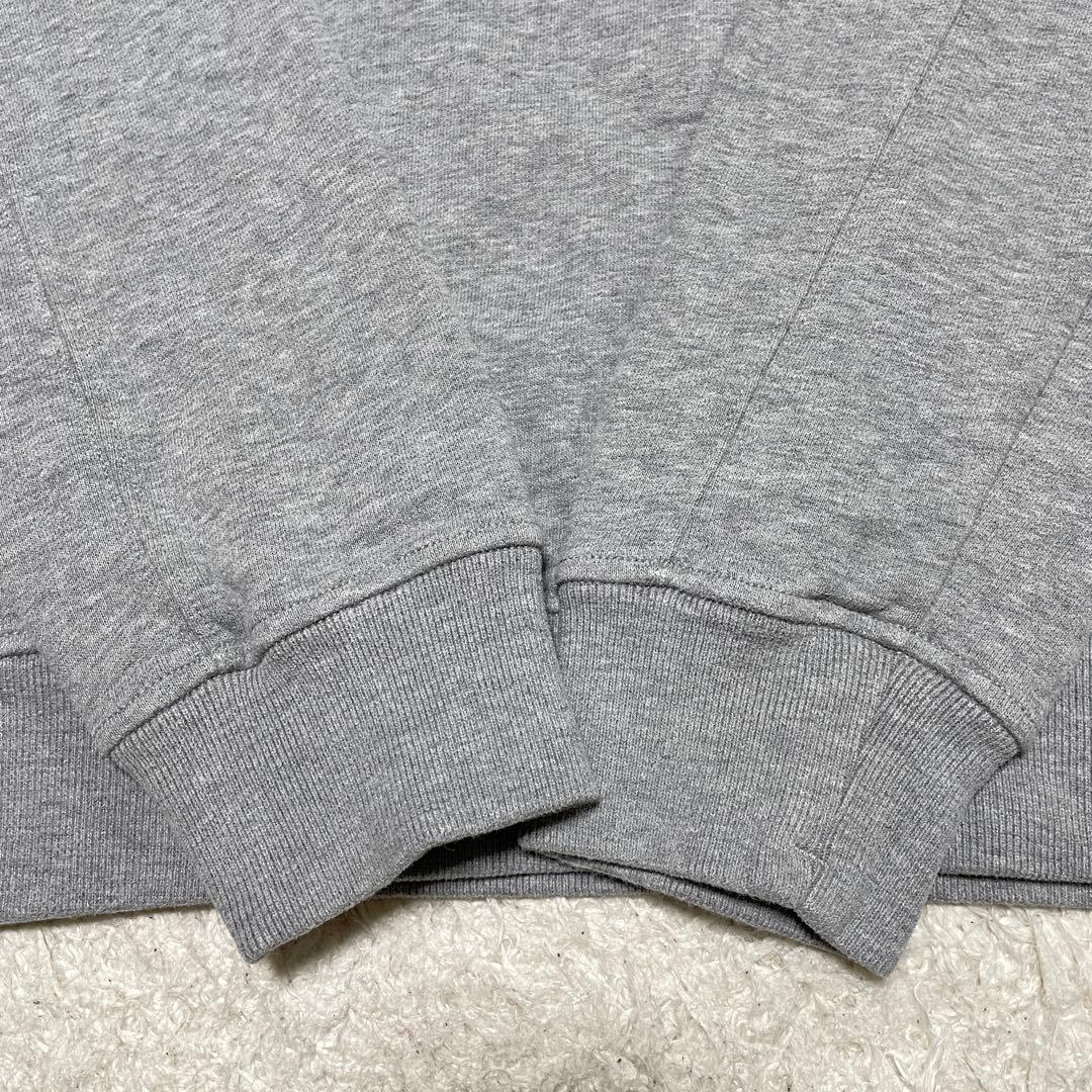 STONE  ハーフジップ　スウェット　シャツ　グレー　Sサイズ