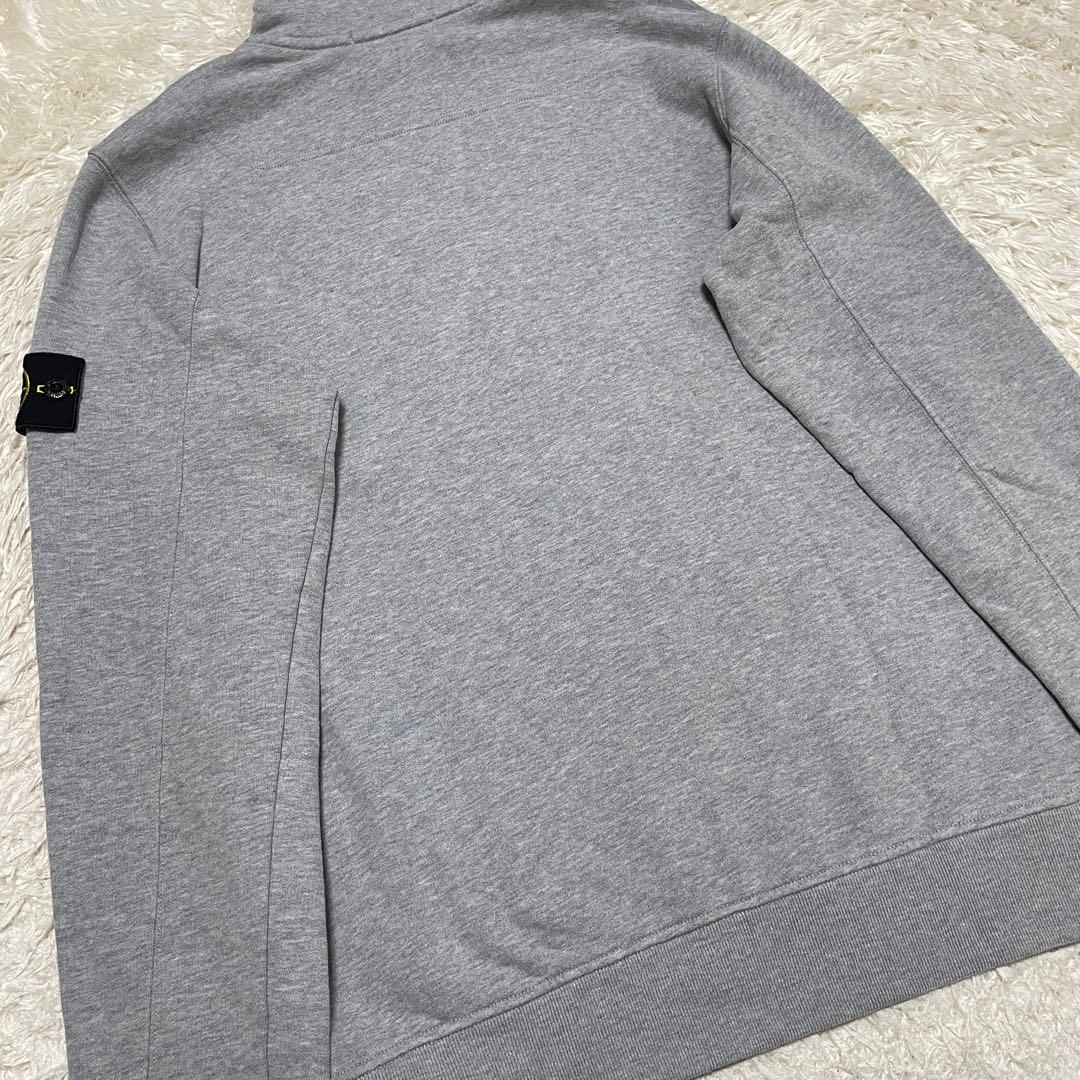 STONE  ハーフジップ　スウェット　シャツ　グレー　Sサイズ