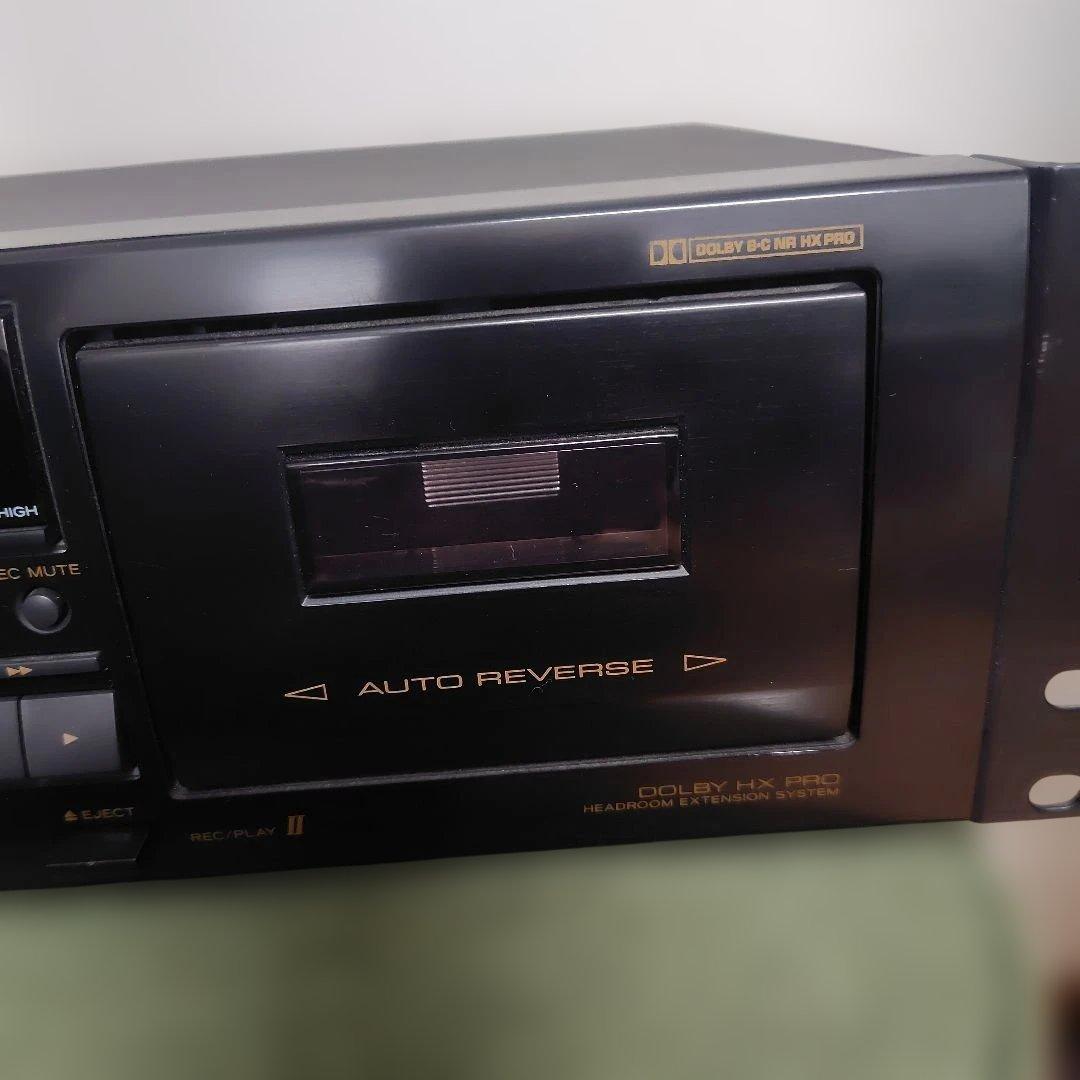 【希少】ダブルカセットデッキ　TEAC　W-860R　ブラック