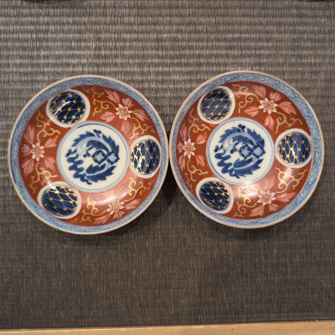 古伊万里焼 小皿 10客揃い 時代箱