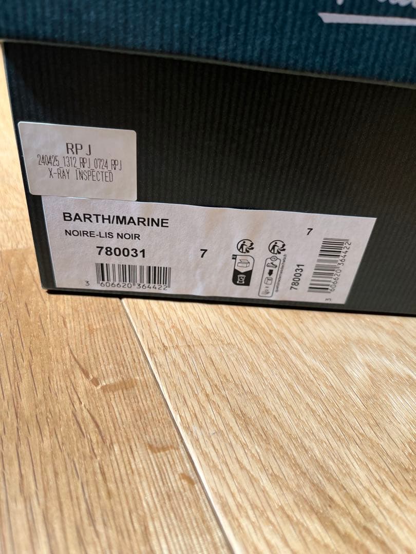 Paraboot パラブーツ Barth バース noir 黒 size7