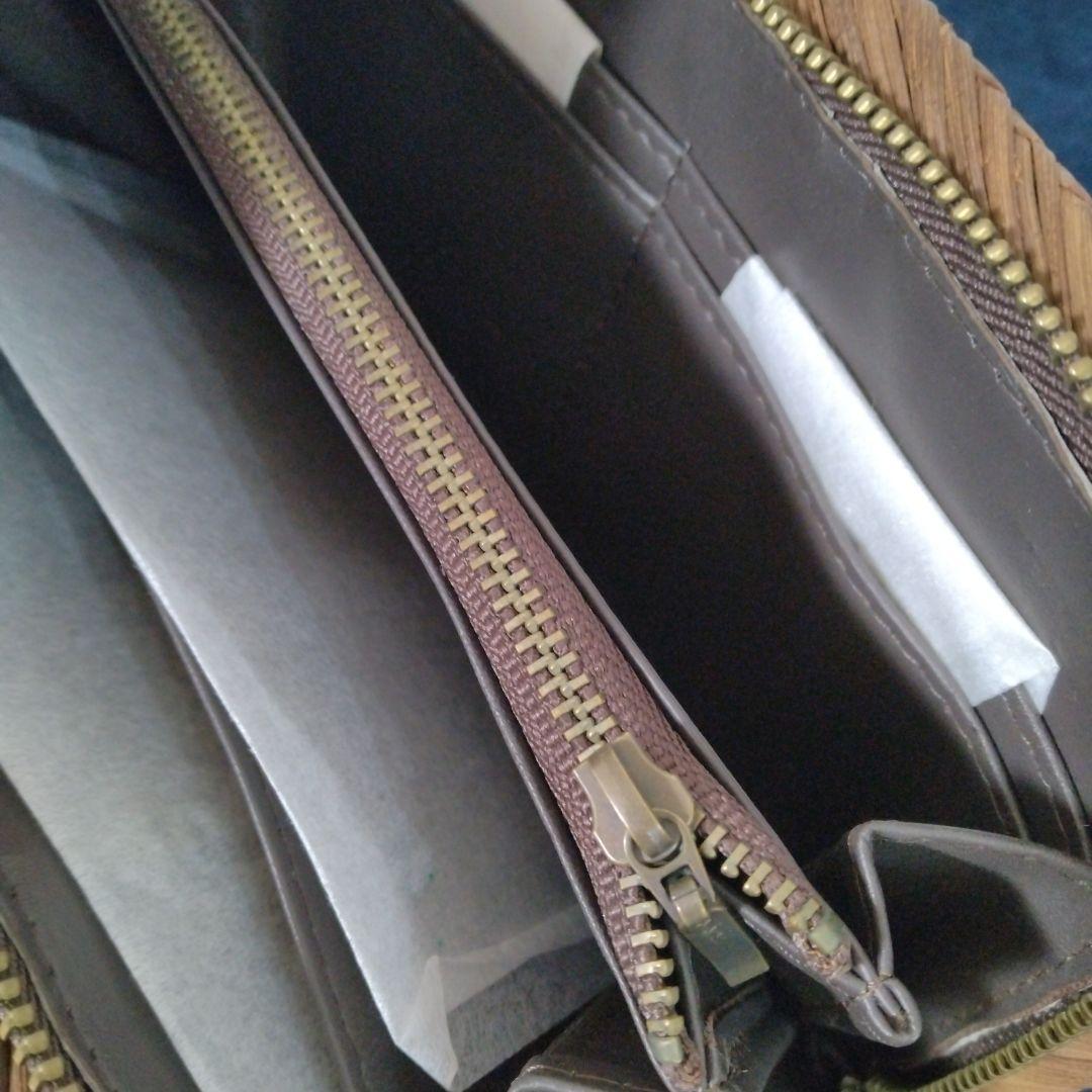 【未使用】山葡萄やまぶどう最高級天然素材 長財布/網代編み