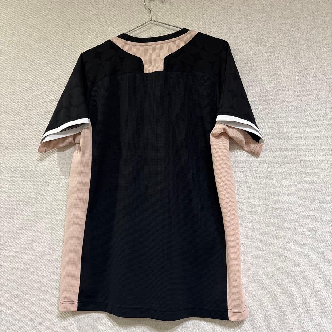 YONEX ラグランスリーブ Tシャツ JP O ブラック/ベージュ