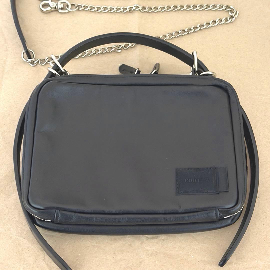 【美品】Sister × PORTER 5wayチェーンレザーショルダーバッグ