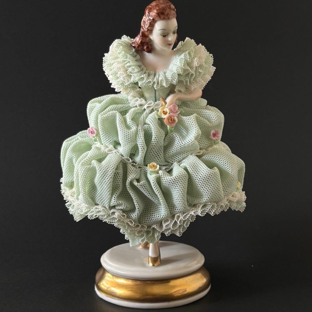 アイリッシュドレスデン　レースドール　Helena エメラルドコレクション