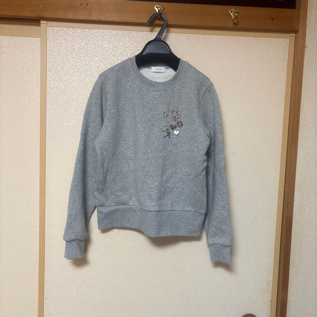 新品未使用　タグ付きビジュー クルーネックプルオーバー SHIPS