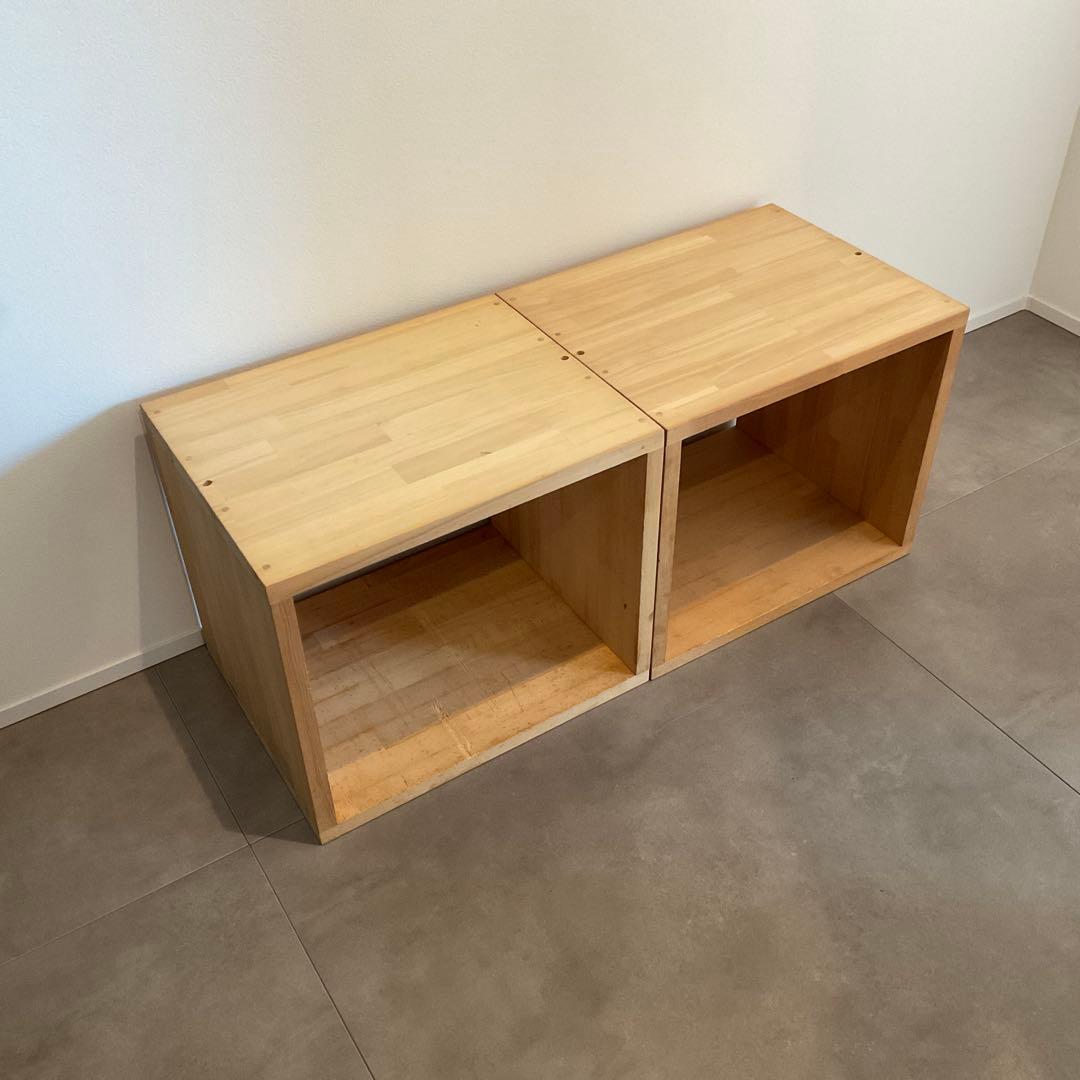 オール無垢　オーダーメイド　厚さ2.5cm 天然木材　シェルフ　棚　キャビネット