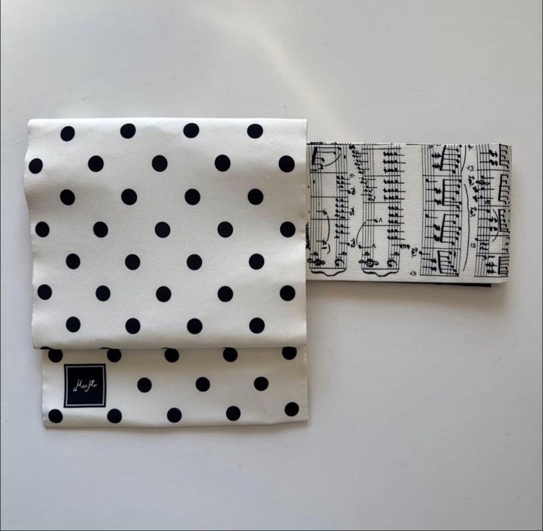 Marmuピアノ柄　名古屋帯