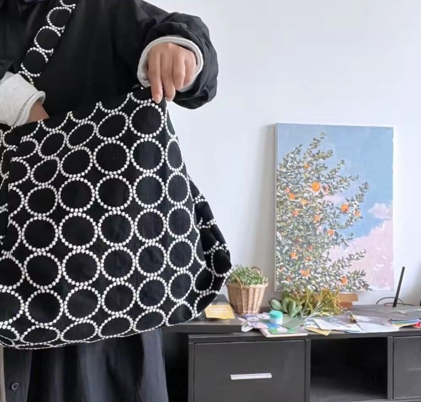 ミナペルホネン　ハンドメイド　タンバリン　ショルダー　バッグ