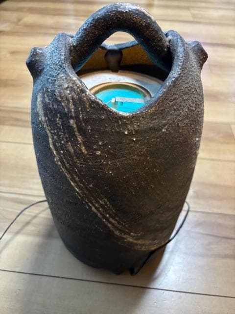 丸克製陶所　光触媒空気清浄機　信楽焼