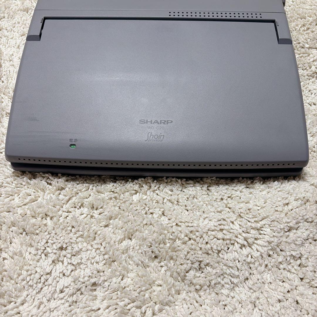 【希少】 SHARP WD-C20 カラー液晶 ワープロ 本体 書院 動作確認済