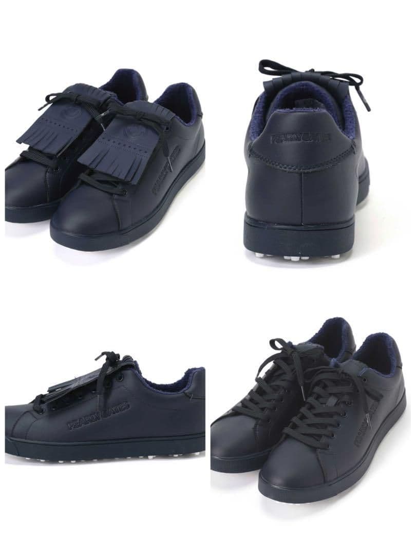 パーリーゲイツ　キルトタンローカット ゴルフシューズ　牛革レザ