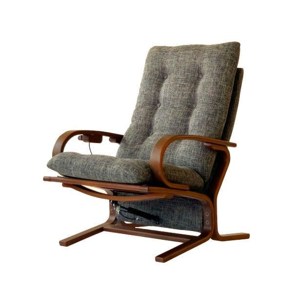 徳島家具 アージオ富士ファニチア グレー リクライナー リクライニングチェア