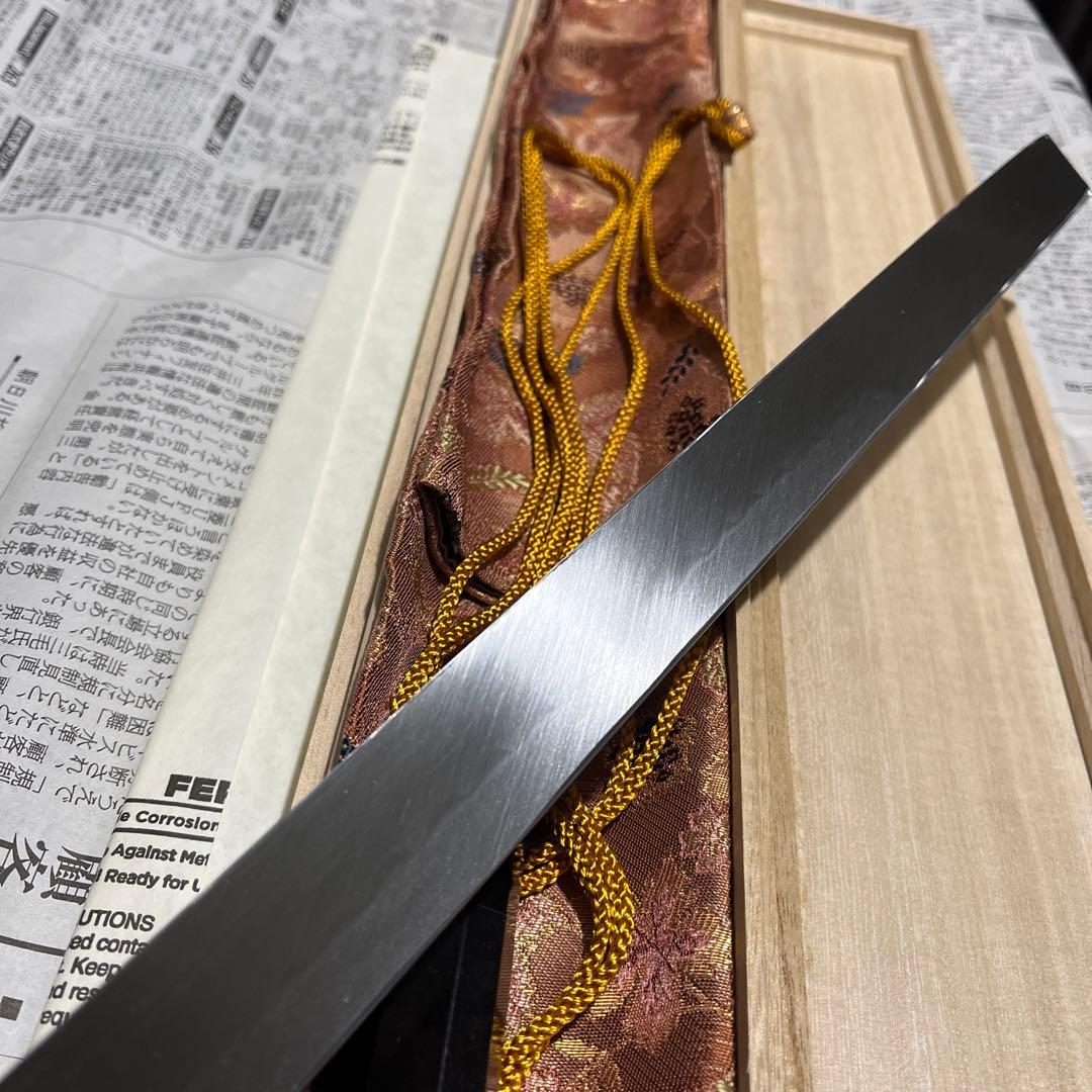 伝統工芸士　白木健一　蛸引き　水本焼　包丁　尺2 360