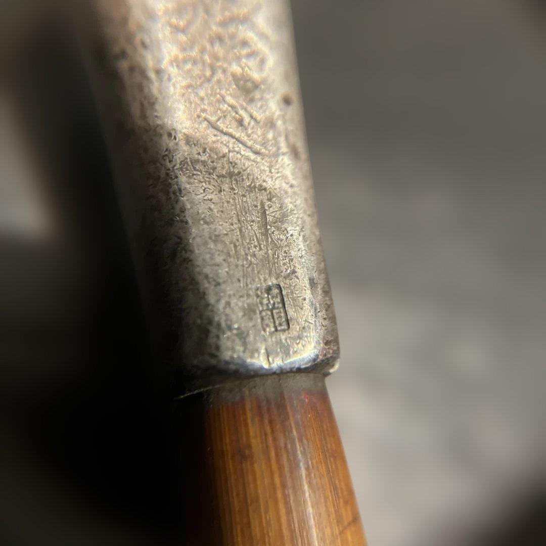 純銀製　刻印　キセル　時代物　送料無料　総重量48.8g