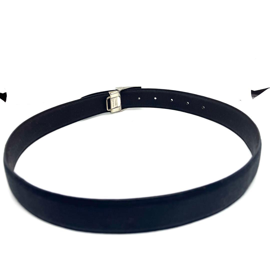 【極美品】FENDI フェンディ　ベルト　Fロゴ　ブラック　レザー