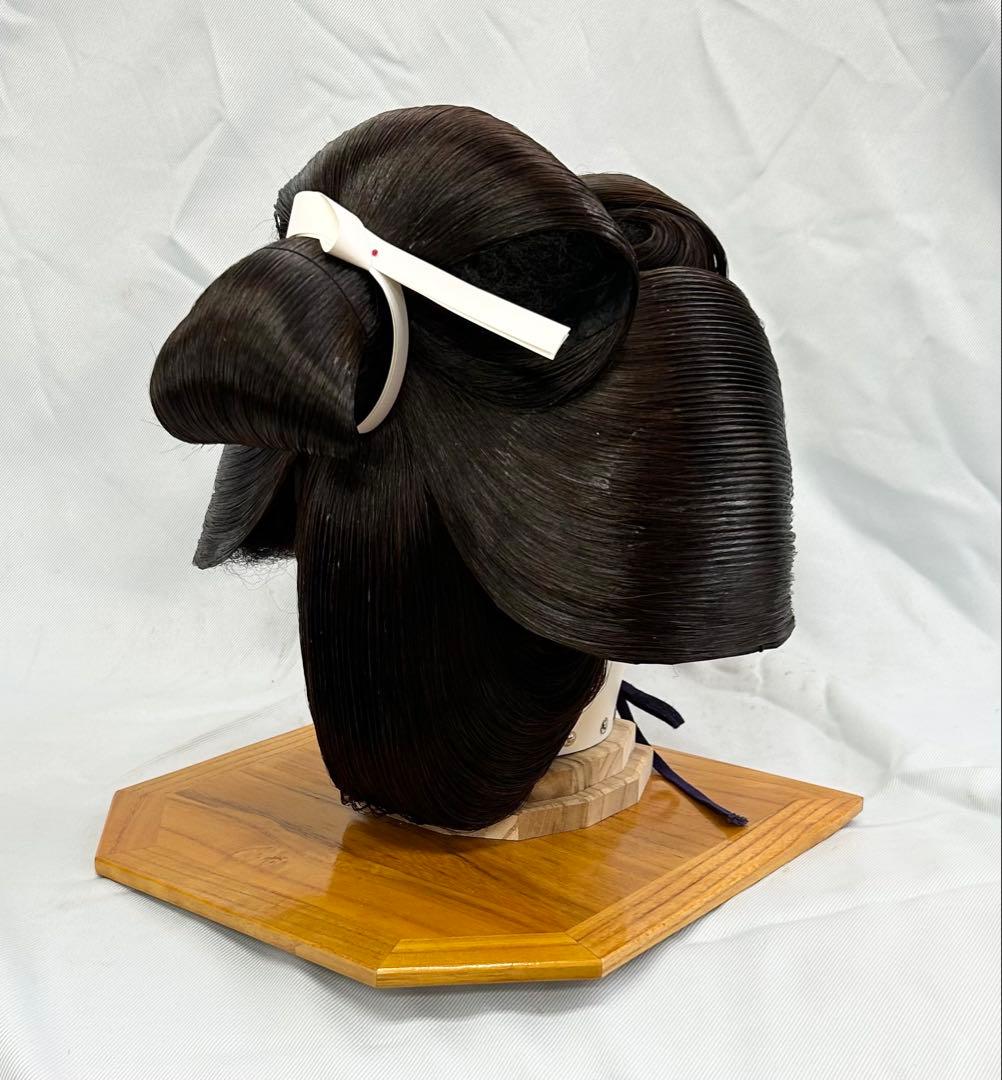 日本髪かつら 大衆演劇かつら　しげもり中サイズ　つぶし島田 極美品
