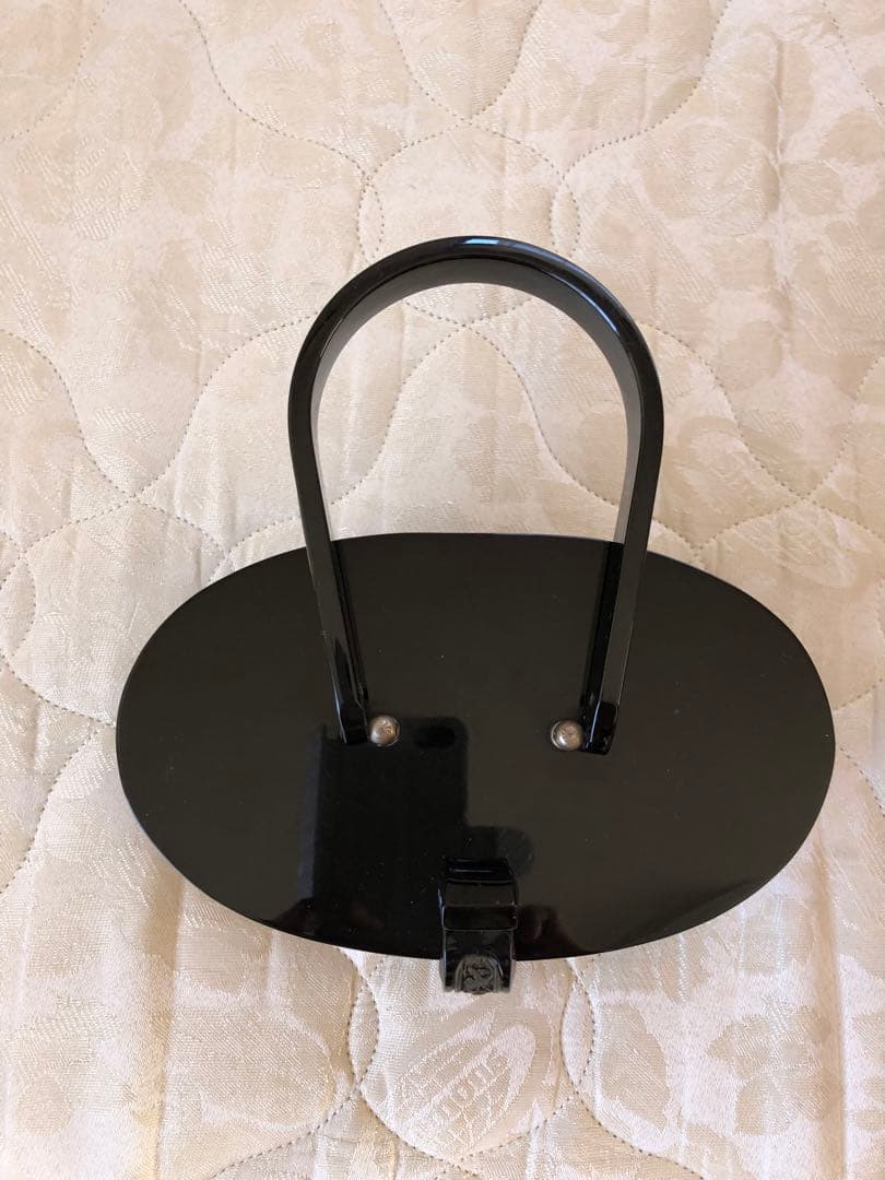 ヴィンテージ　ルーサイト　ベークライト　バッグ　ブラック